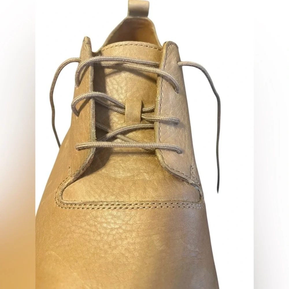 Clarks Tan Leather Oxfords Casual Shoes Men’s 12 Hale Lace Active Air